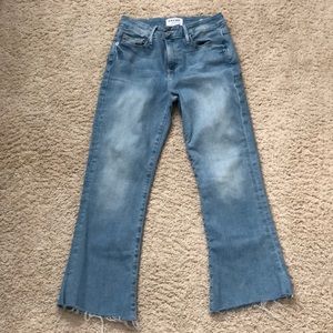 Frame Le Crop Mini Boot Denim Jeans Size 25